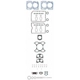 Purchase Top-Quality Head Gasket Set by FEL-PRO - HS26167PT3 pa5