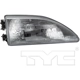 Purchase Top-Quality Headlight Assembly by TYC - 20-3076-00 pa17