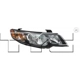 Purchase Top-Quality Headlight Assembly by TYC - 20-9117-00 pa3