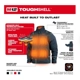 Purchase Top-Quality MILWAUKEE - 204B-20L - Heated Jacket pa6