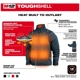 Purchase Top-Quality MILWAUKEE - 204BL-213X - M12 Heated Toughshell Jacket pa3