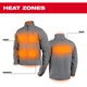 Purchase Top-Quality MILWAUKEE - 204G-202X - Heated Jacket pa7