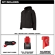 Purchase Top-Quality MILWAUKEE - 205B-212X - Heated Jacket pa5