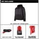 Purchase Top-Quality MILWAUKEE - 205G-21XL - Heated Jacket pa3