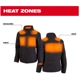 Purchase Top-Quality MILWAUKEE - 234B-21S - Womens Heated Axis Jacket pa5