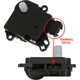 Purchase Top-Quality Heating Ventilation & Air Conditioning Mode Door Actuator by GLOBAL PARTS DISTRIBUTORS - 1712296 pa3
