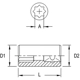 Purchase Top-Quality GENIUS - 242510 - 1/4″ Dr. 10mm Double Square Hand Socket (Pack of 20) pa2