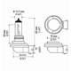 Purchase Top-Quality HELLA - H8SB - Light Bulb pa2