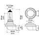 Purchase Top-Quality High Beam Headlight by HELLA - H11P50 pa4