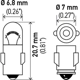 Purchase Top-Quality High Beam Indicator (Pack of 10) by HELLA - 3898 pa1