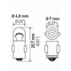 Purchase Top-Quality High Beam Indicator by HELLA - 3898TB pa14