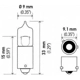 Purchase Top-Quality Lumière de frein surélevé par HELLA - H21W pa9