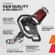 Purchase Top-Quality K & N ENGINEERING - 63-3082 - High Performance Air Filter Intake Kit pa15