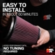 Purchase Top-Quality High Performance Air Filter Intake Kit by K & N ENGINEERING - 69-9501TB pa4