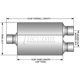 Purchase Top-Quality Silencieux haute performance de FLOWMASTER - 817568 pa6