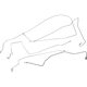 Purchase Top-Quality Hydraulic Brake Line by DORMAN (OE SOLUTIONS) - 919-041 pa1
