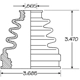 Purchase Top-Quality EMPI - 86-2169D - CV Joint Boot pa4