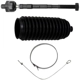 Purchase Top-Quality BECK/ARNLEY - 101-8699 - Passenger Side Inner Steering Tie Rod End Kit pa4