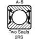 Purchase Top-Quality Input Shaft Bearing by SKF - 6205VSP25 pa3