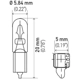 Purchase Top-Quality HELLA - 2721 - Instrument Light pa34