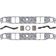 Purchase Top-Quality Intake Manifold Gasket by MR. GASKET - 101G pa2