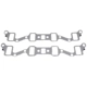 Purchase Top-Quality ACDELCO - 12531704 - Intake Manifold Gasket with Side Intake Gaskets pa1