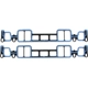 Purchase Top-Quality APEX AUTOMOBILE PARTS - AMS3312 - Engine Intake Manifold Gasket Set pa2