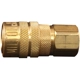 Purchase Top-Quality KWIK-CHANGE™ M-Style 1/4" (F) NPT x 1/4" 40 CFM Brass Quick Coupler Body, 10 Pieces by MILTON INDUSTRIES INC - 715 pa6