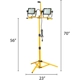 Purchase Top-Quality MERITHIAN - LF168ST - Work Light On 36" Tripod pa2