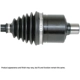 Purchase Top-Quality Left New CV Axle Shaft by CARDONE INDUSTRIES - 661223 pa7