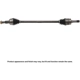 Purchase Top-Quality Left New CV Axle Shaft by CARDONE INDUSTRIES - 661508 pa1