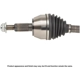 Purchase Top-Quality Left New CV Axle Shaft by CARDONE INDUSTRIES - 662160 pa4