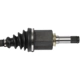 Purchase Top-Quality CARDONE INDUSTRIES - 662186 - Left New CV Axle Shaft pa9