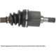 Purchase Top-Quality CARDONE INDUSTRIES - 663467 - Left New CV Axle Shaft pa9