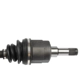 Purchase Top-Quality CARDONE INDUSTRIES - 663518 - Left New CV Axle Shaft pa13