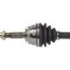 Purchase Top-Quality CARDONE INDUSTRIES - 663526 - Left New CV Axle Shaft pa9