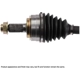 Purchase Top-Quality CARDONE INDUSTRIES - 664258 - Left New CV Axle Shaft pa5