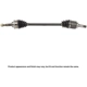 Purchase Top-Quality Left New CV Axle Shaft by CARDONE INDUSTRIES - 665419 pa1