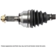 Purchase Top-Quality CARDONE INDUSTRIES - 668170 - Left New CV Axle Shaft pa9