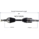 Purchase Top-Quality GSP NORTH AMERICA - NCV10020 - CV Axle Assembly - Front Left pa1