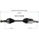 Purchase Top-Quality GSP NORTH AMERICA - NCV10039 - CV Axle Assembly - Front Left pa3