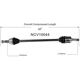 Purchase Top-Quality GSP NORTH AMERICA - NCV10044 - CV Axle Assembly - Rear Left pa2