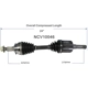 Purchase Top-Quality GSP NORTH AMERICA - NCV10046 - CV Axle Assembly - Front Left pa6