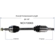 Purchase Top-Quality GSP NORTH AMERICA - NCV10063 - CV Axle Assembly - Front Left pa1
