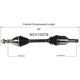 Purchase Top-Quality GSP NORTH AMERICA - NCV10079 - CV Axle Assembly - Front Left pa4