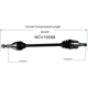 Purchase Top-Quality GSP NORTH AMERICA - NCV10088 - CV Axle Assembly - Rear Left pa6