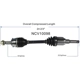 Purchase Top-Quality GSP NORTH AMERICA - NCV10098 - CV Axle Assembly pa2