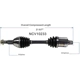 Purchase Top-Quality GSP NORTH AMERICA - NCV10233 - CV Axle Assembly - Front Left pa3