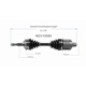 Purchase Top-Quality GSP NORTH AMERICA - NCV10583 - CV Axle Assembly - Front Left pa5