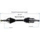 Purchase Top-Quality GSP NORTH AMERICA - NCV10613 - CV Axle Assembly pa2